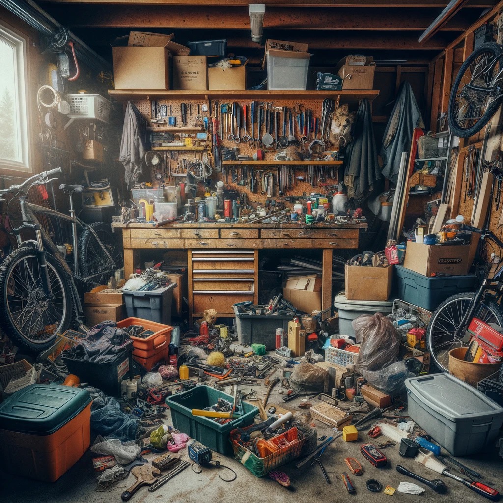 Disorganized Garage